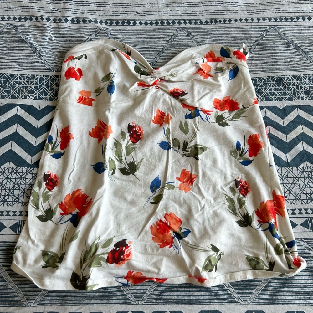 Floral tube top Torrid 1X Plus Size